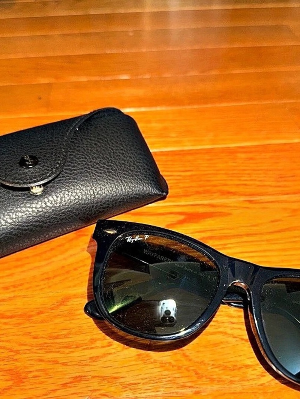 Ray-Ban Original Wayfarer Polarized Sunglasses Black